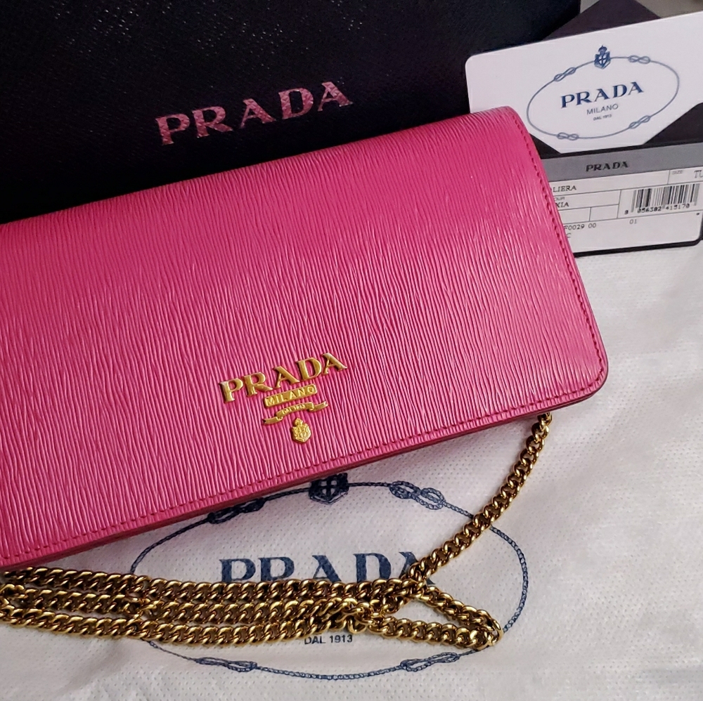Prada Cross Body Clutch Bag